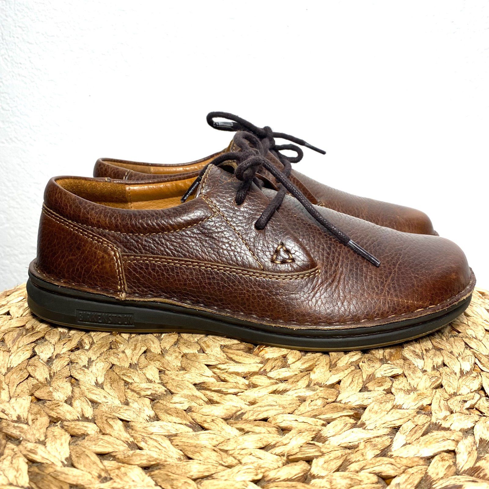 Birkenstock Memphis Dark Brown Leather Oxford